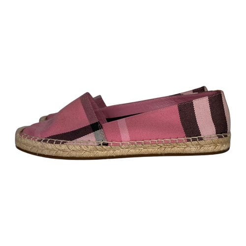 【高雄大遠百店】BURBERRY LONDON/草編鞋/38/eskrakom127eld