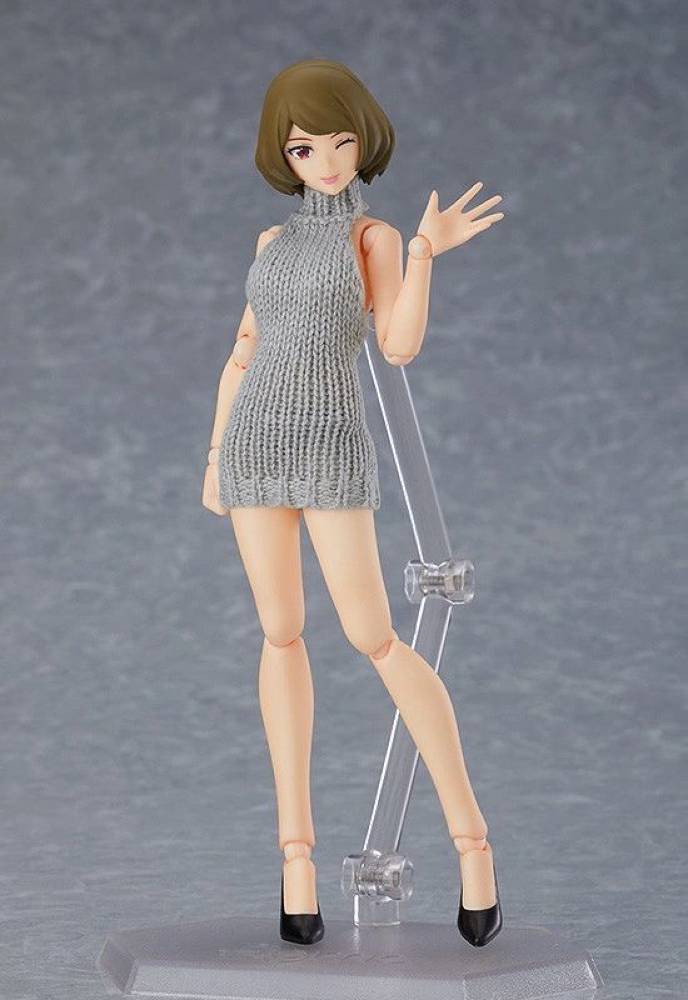 figma公仔 女性body(Chiaki千秋) with 露背毛衣穿搭 「figma Styles」_1