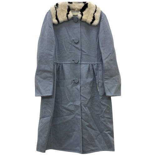 【桃園家樂福經國店】FENDI/大衣/42/FF8372 W1D