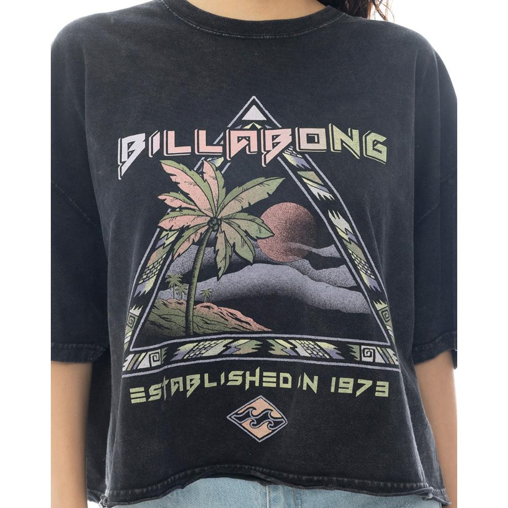 【BILLABONG】Graphic Wide Loose Cropped T-shirt 短袖T恤 黑色 (BF013207)_2
