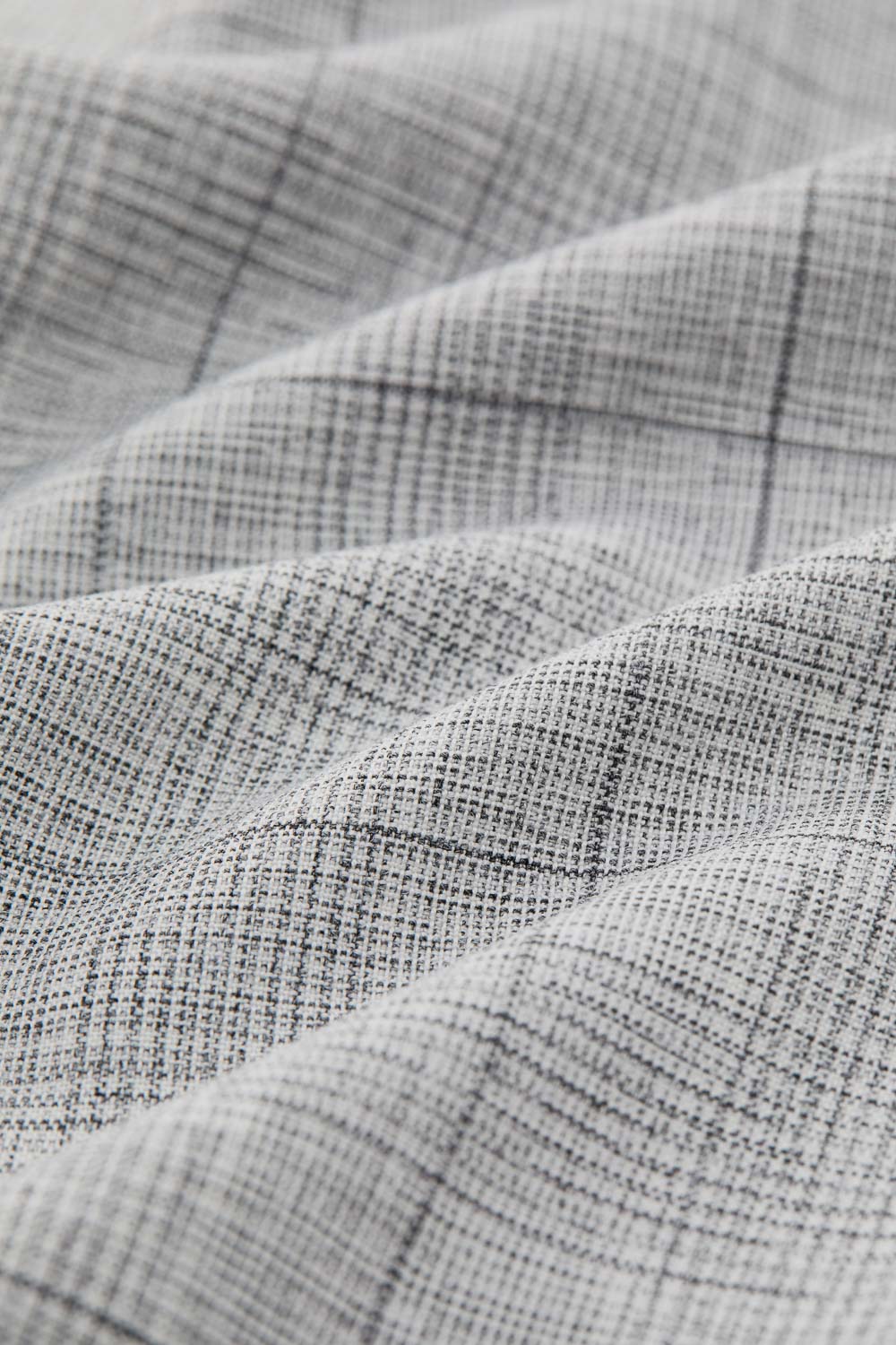 SST&C Light Grey Check Slim Trousers | 00012504004_7