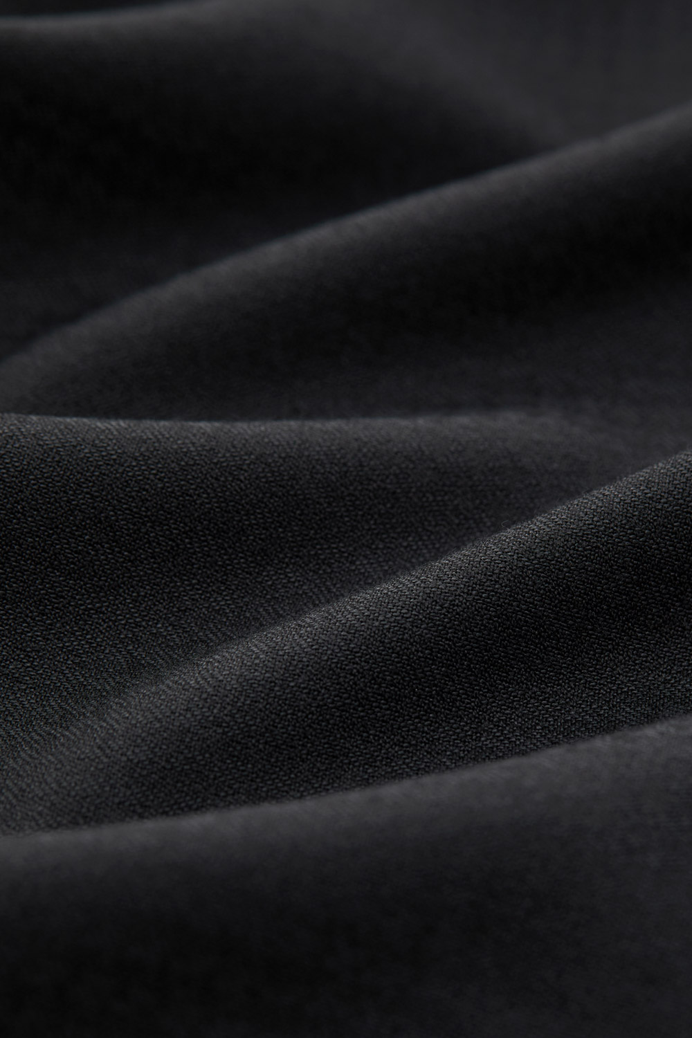 SST&C Black Textured Tailored Trousers | 00012504006_7