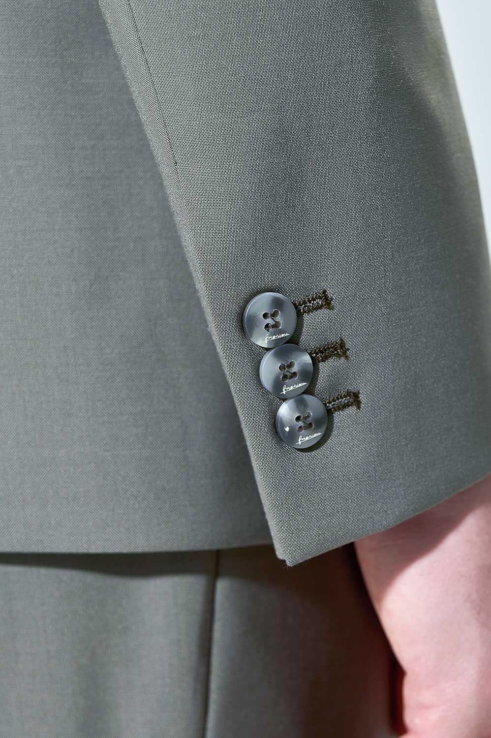 SST&C #Milan Series Olive Green Slim Trousers | 00012504001_5