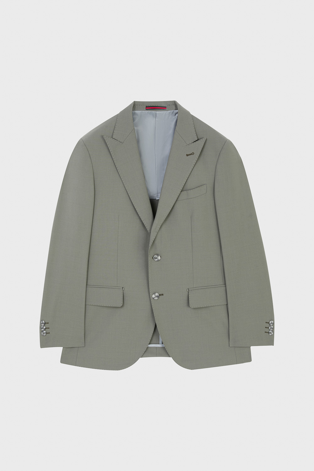 SST&C #Milan Series Olive Green Slim Trousers | 00012504001_6