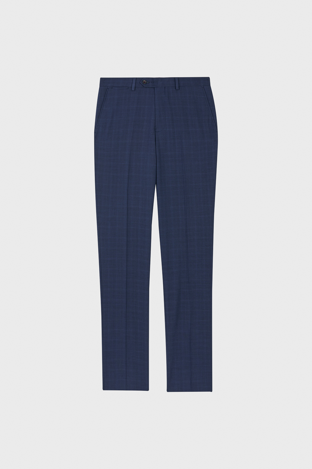 【Customized Pants】SST&C Midnight Blue Textured Tailored Trousers | 00022504009_2