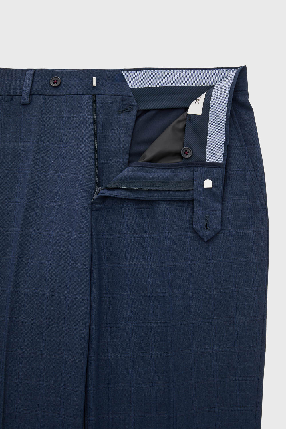 【Customized Pants】SST&C Midnight Blue Textured Tailored Trousers | 00022504009_3