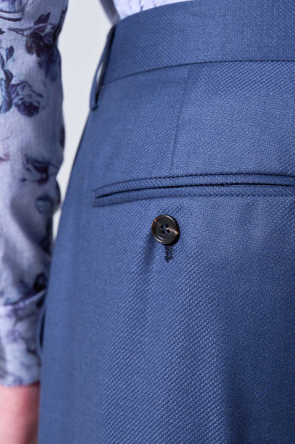 SST&C #Milano Collection Navy SlimTrousers | 00022504002_2