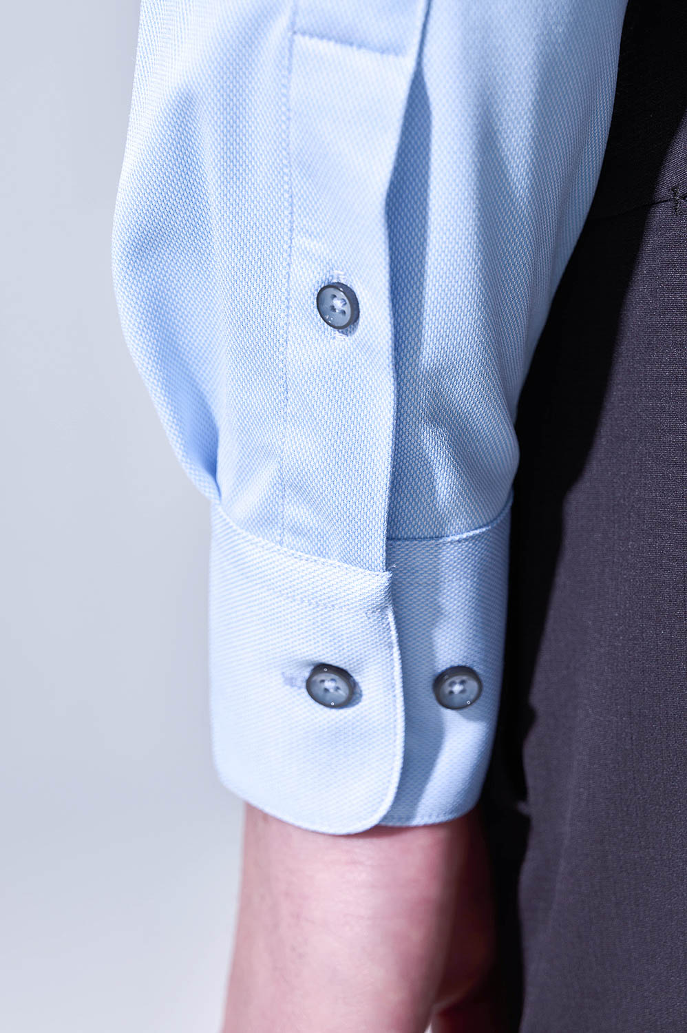 SST&C Blue Texture Classic Fit Shirt | 00062504013_4