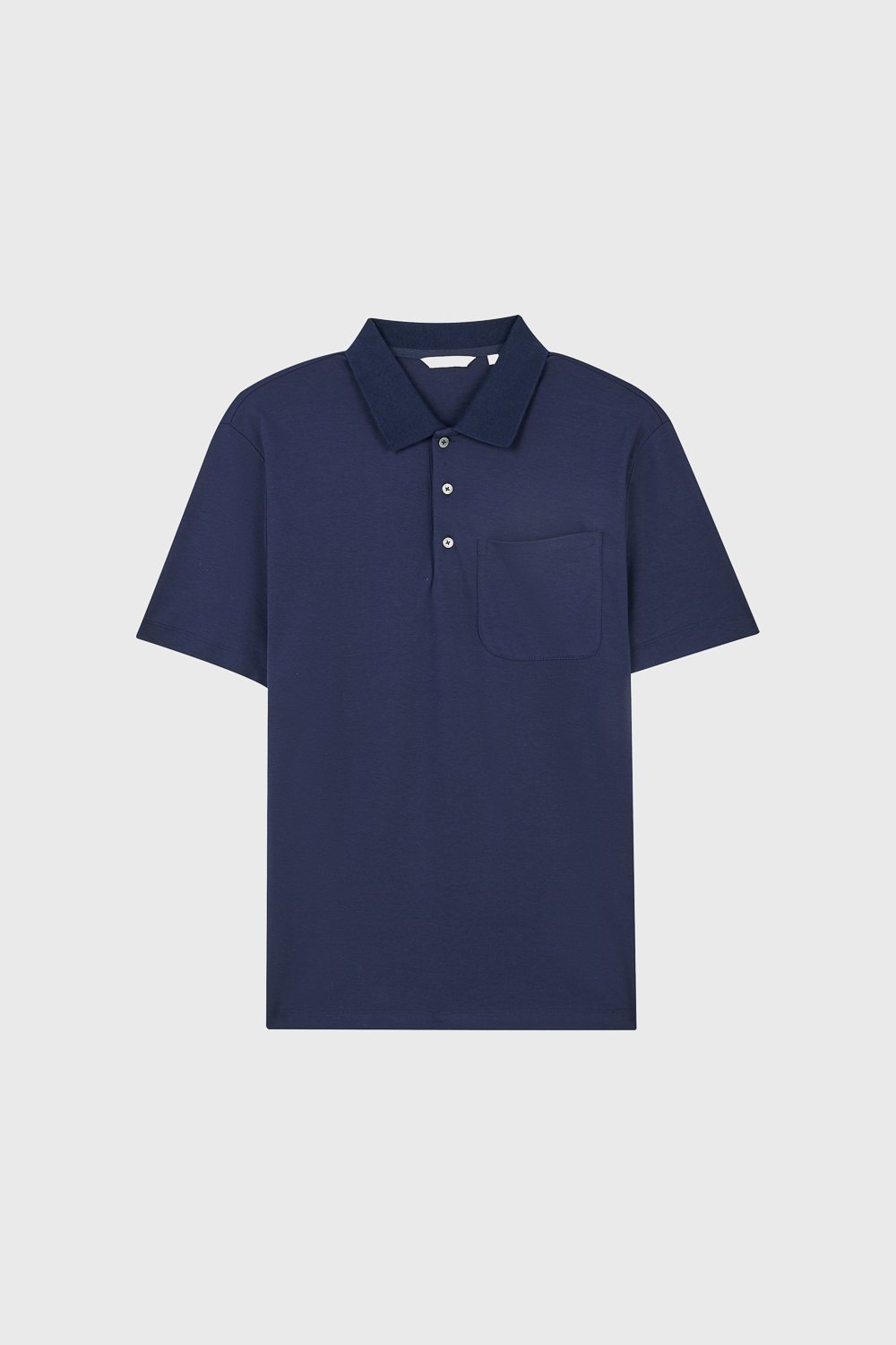 藏青造型口袋POLO衫｜00232504003_4