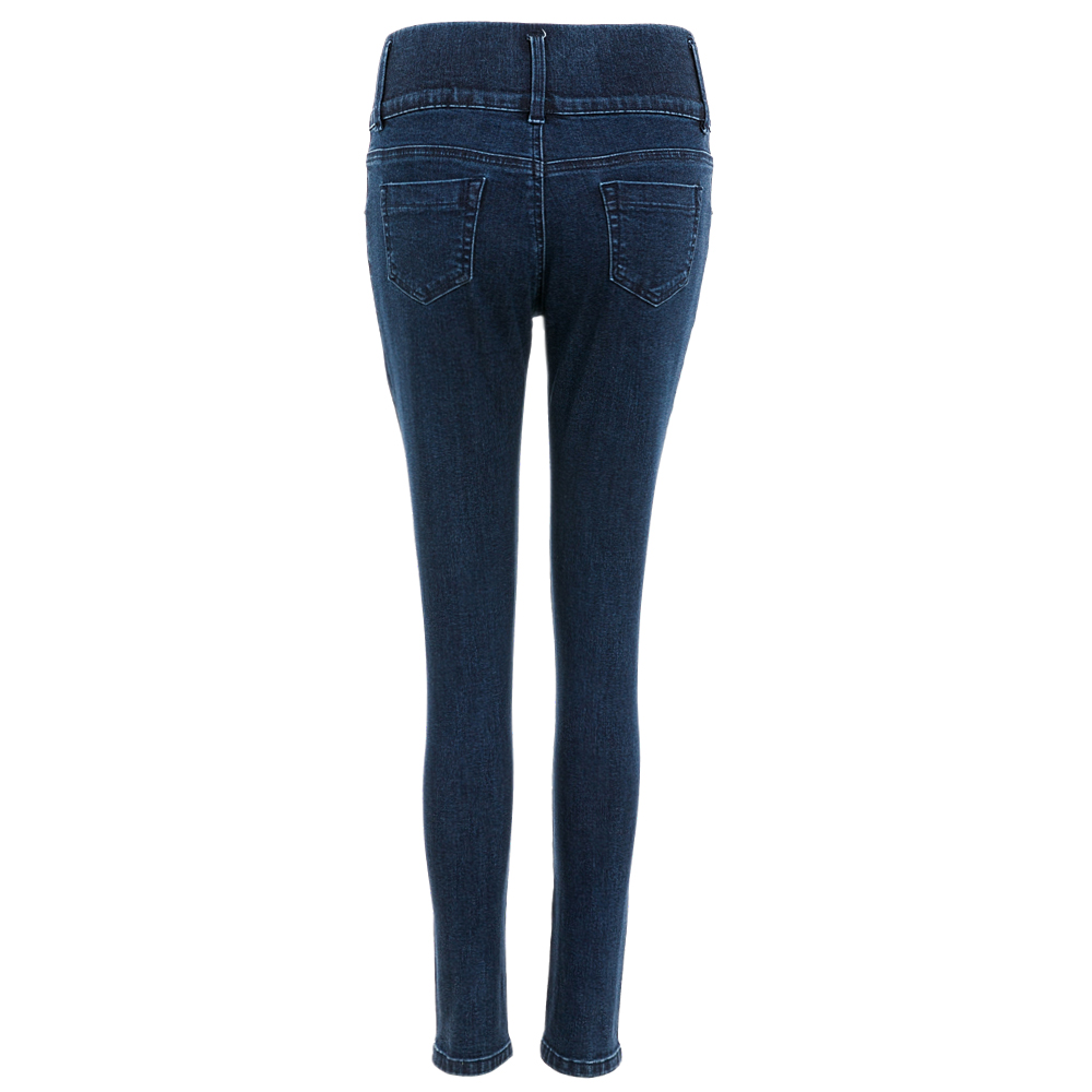 【官網限定 Outlet 零碼出清】超彈輕塑腹九分褲-深藍(女263289670)_1