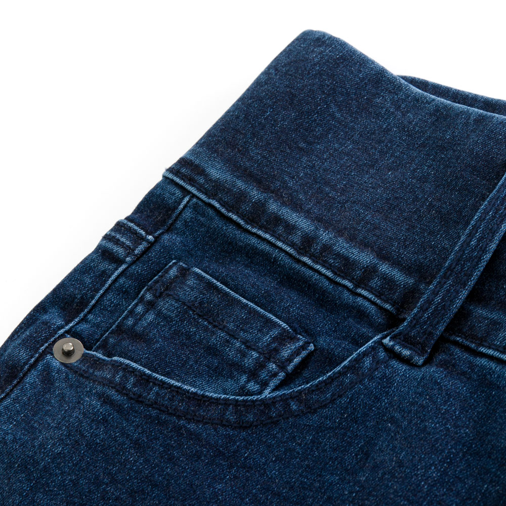 【官網限定 Outlet 零碼出清】超彈輕塑腹九分褲-深藍(女263289670)_3