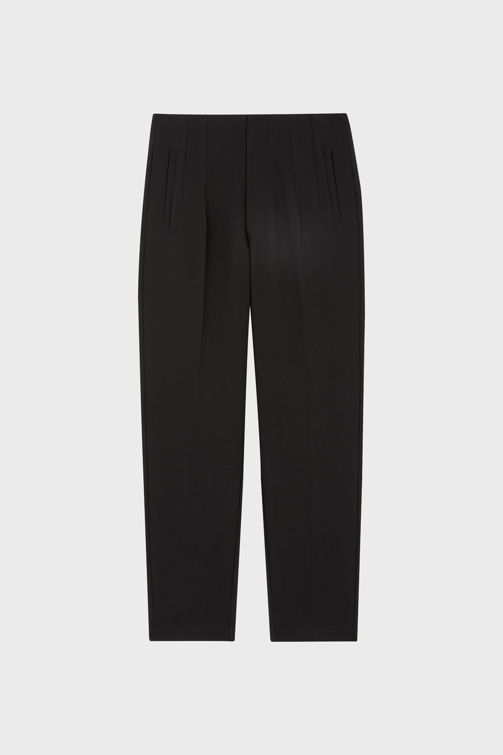 SST&C Black Tapered Casual Pants | 01162504004_2