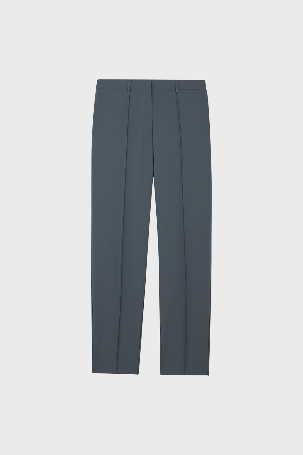 SST&C Ink Grey High Stretch Slim Fit Trousers | 01162504008_2