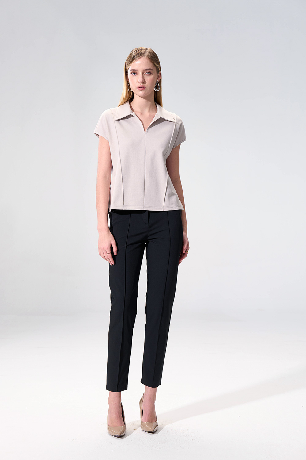 SST&C Apricot Short Sleeve Polo Shirt | 01212504002_1