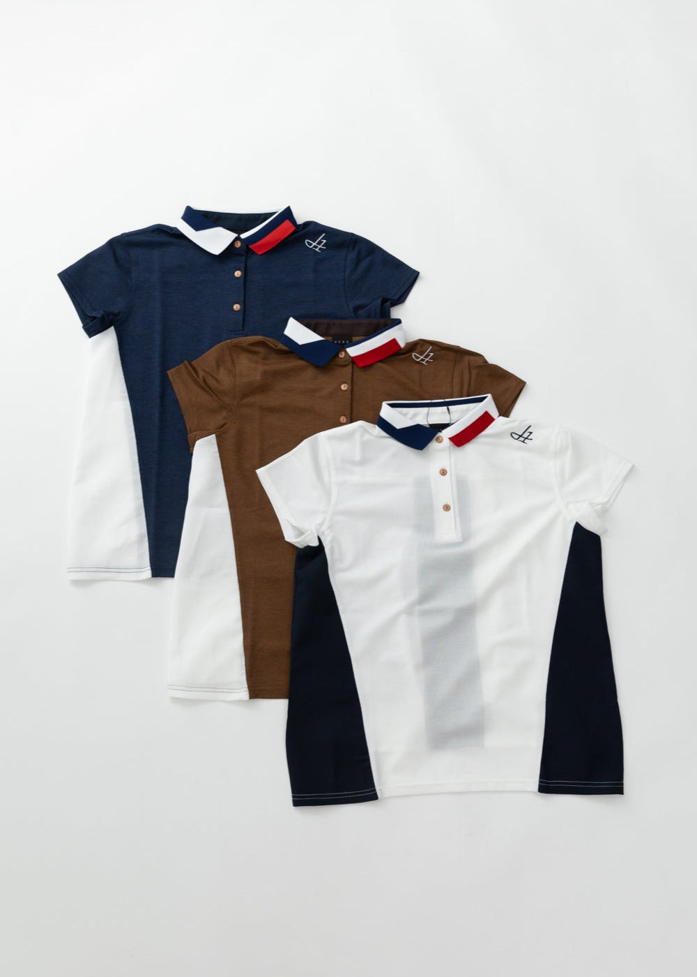 【HERG1】 TRICOLOR POLO-DOD AIR_WOMEN  GW24PE14