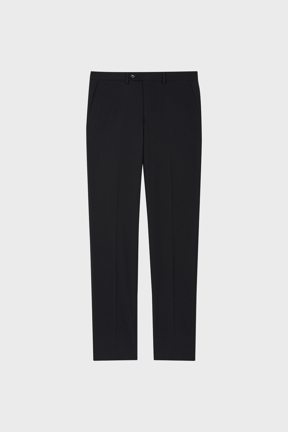 【Customized Pants】SST&C Black Textured Slim Trousers | 00022504003_3
