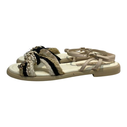 【汐止遠雄店】CHANEL/涼鞋/38/f g45051