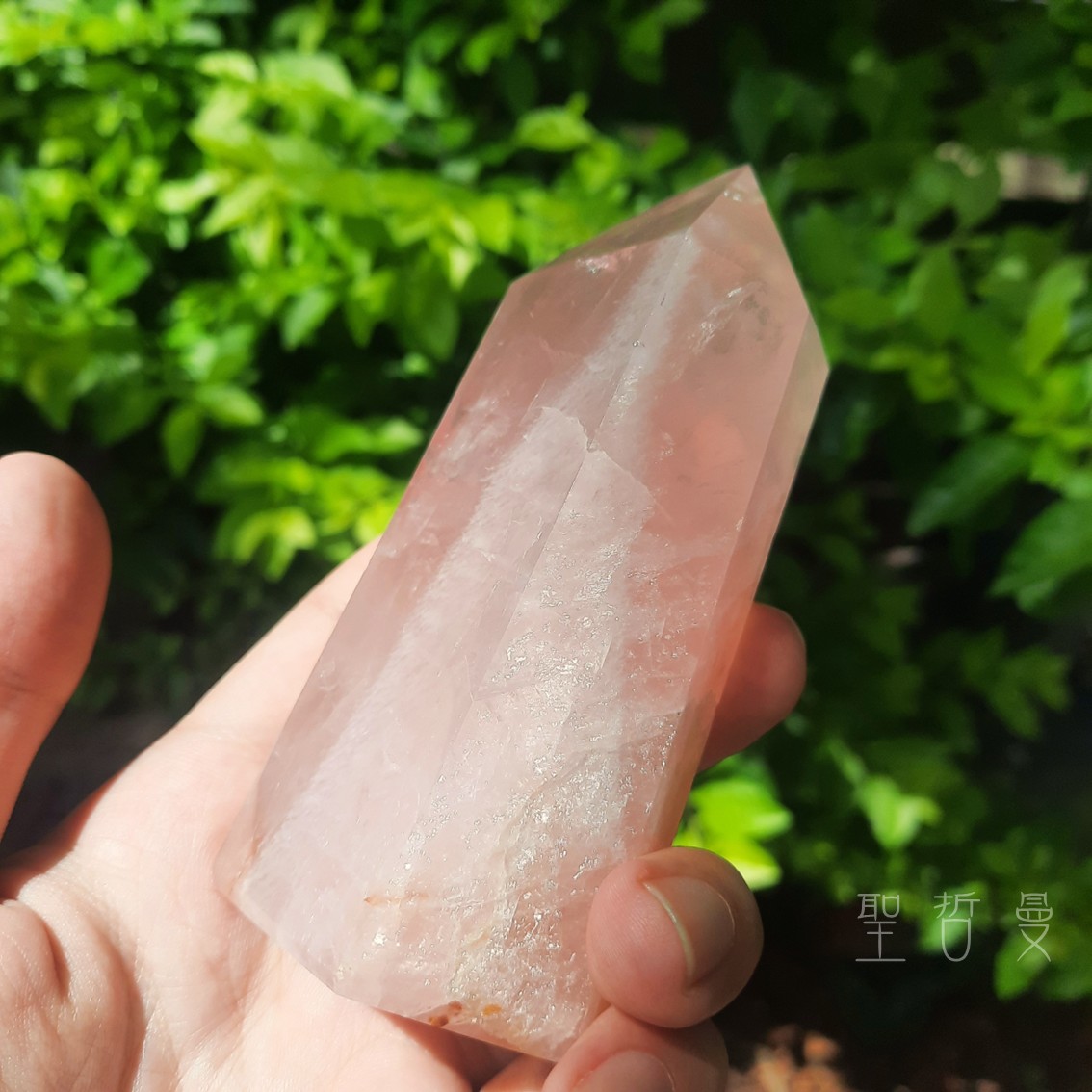 土桑精品：粉晶黃金療癒者25-3號 巴西 晶柱/風水石 ~喜悅，基督意識，平衡陰陽，疏通堵塞能量_3