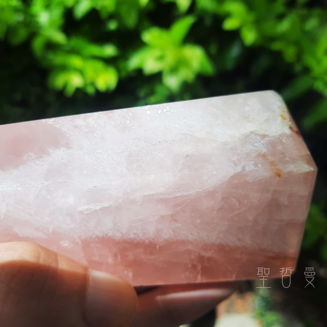 土桑精品：粉晶黃金療癒者25-3號 巴西 晶柱/風水石 ~喜悅，基督意識，平衡陰陽，疏通堵塞能量_7