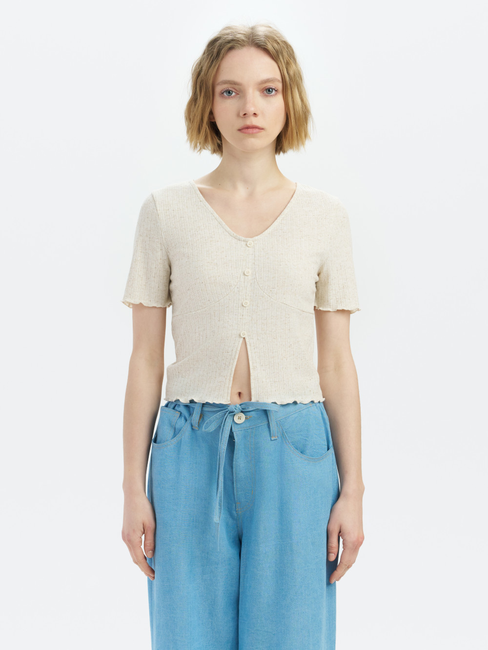 Levi’s® 女款 開襟領襯衫 麻質襯衫 SUMMER HOLIDAY系列 涼爽罩衫 人氣新品