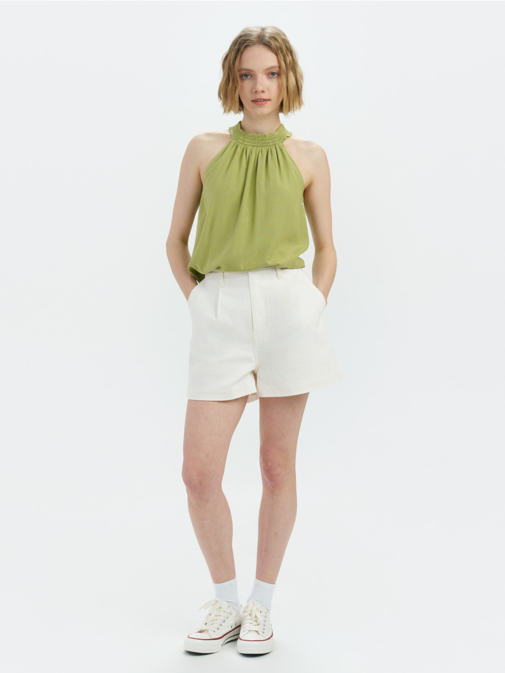 女款 休閒短褲 白色短褲 SUMMER HOLIDAY系列 人氣新品