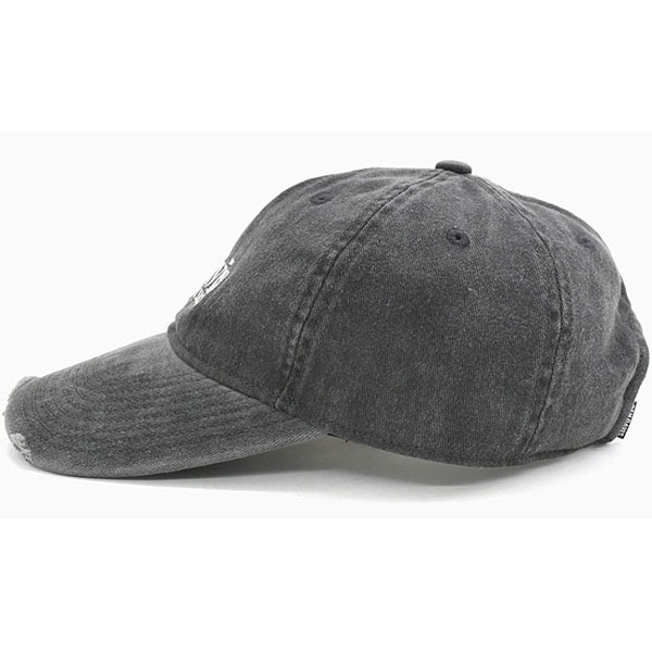 BEN DAVIS BDW-8705-01 LONG BRIM DAMEGE CAP 老帽 棒球帽 (水洗黑色)_1