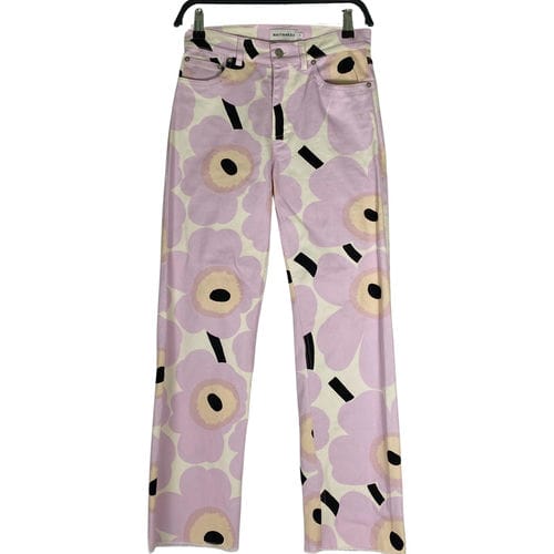 【環球屏東店】marimekko/直筒褲/34/