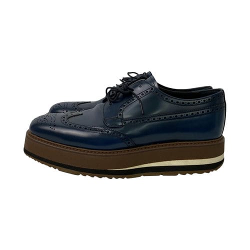 【台中中友百貨店】PRADA/商務皮鞋/US7/2EG015