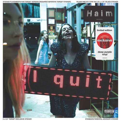 海慕樂團 HAIM - I quit (Target Exclusive) (2LP彩膠唱片)_0