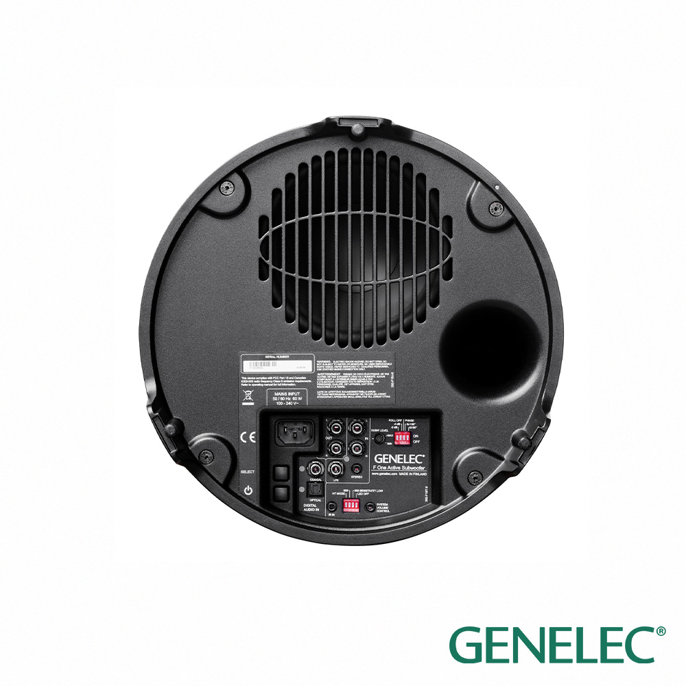 【預購】【GENELEC】F1 6.5吋家用低音喇叭 黑/白 公司貨_4