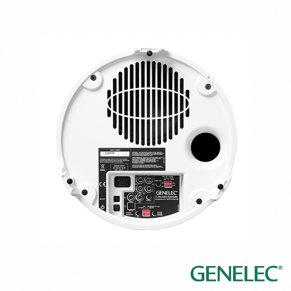 【預購】【GENELEC】F1 6.5吋家用低音喇叭 黑/白 公司貨_5