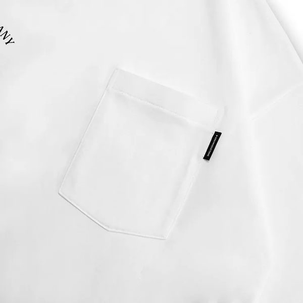 B-SIDE FLYING TIGER WIDE POCKET TEE 飛虎圖文 口袋 短T (白色)_5