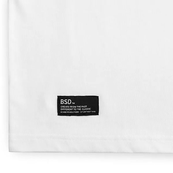 B-SIDE FLYING TIGER WIDE POCKET TEE 飛虎圖文 口袋 短T (白色)_6