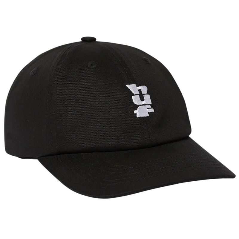 【HUF】HF251E11500F SET MEGABLAST 6 PANEL CV HAT 老帽 / 棒球帽 (黑色)_0