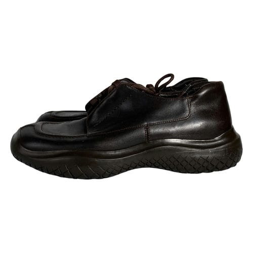 【高雄大遠百店】PRADA/商務皮鞋/39/3300