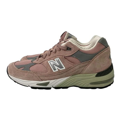【台中中友百貨店】NEW BALANCE/低筒運動休閒鞋/US9/M991PNK
