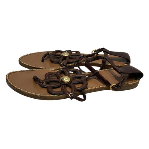 【南港店】LOUIS VUITTON/涼鞋/38/MA1120