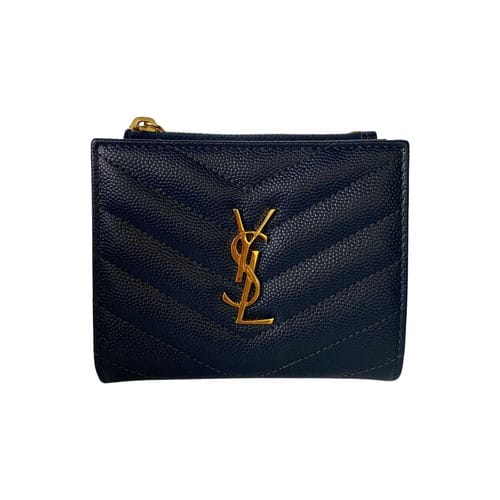 【徐匯廣場店】YVES SAINT LAURENT/對折錢包//