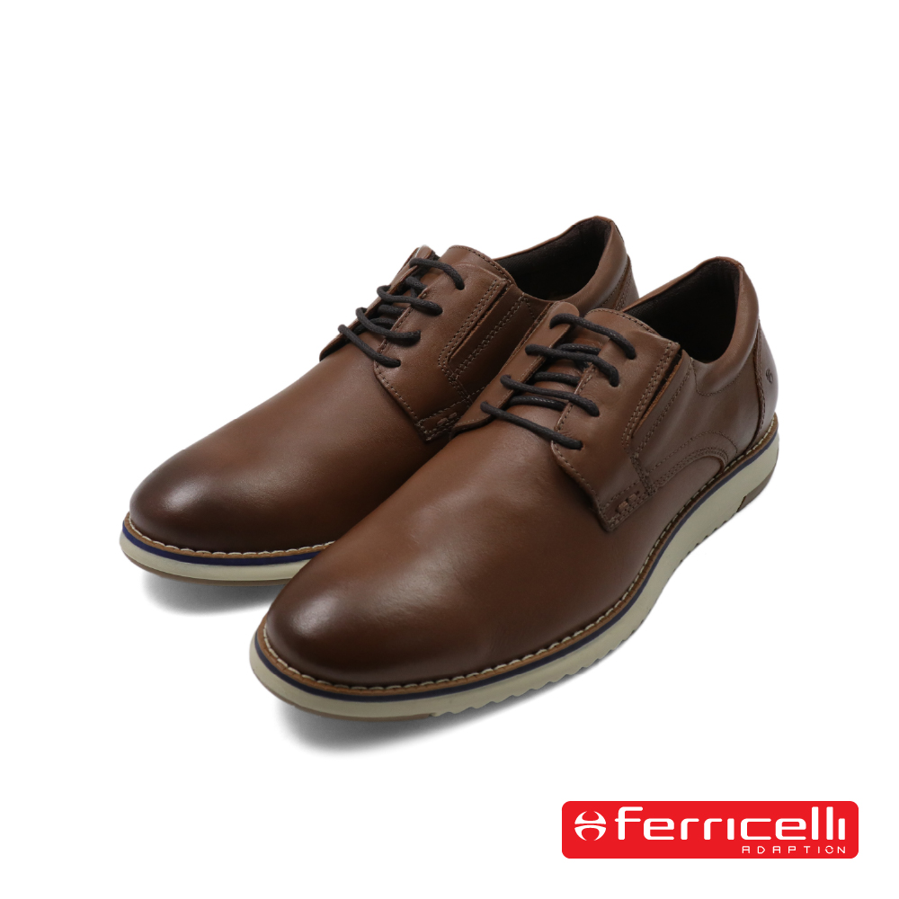 【Ferricelli】巴西原廠重點染色綁帶休閒鞋 棕色(F54670-CAP)