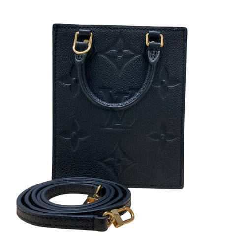 Louis Vuitton/M80478/黑色老花/PETIT SAC PLAT/肩背包