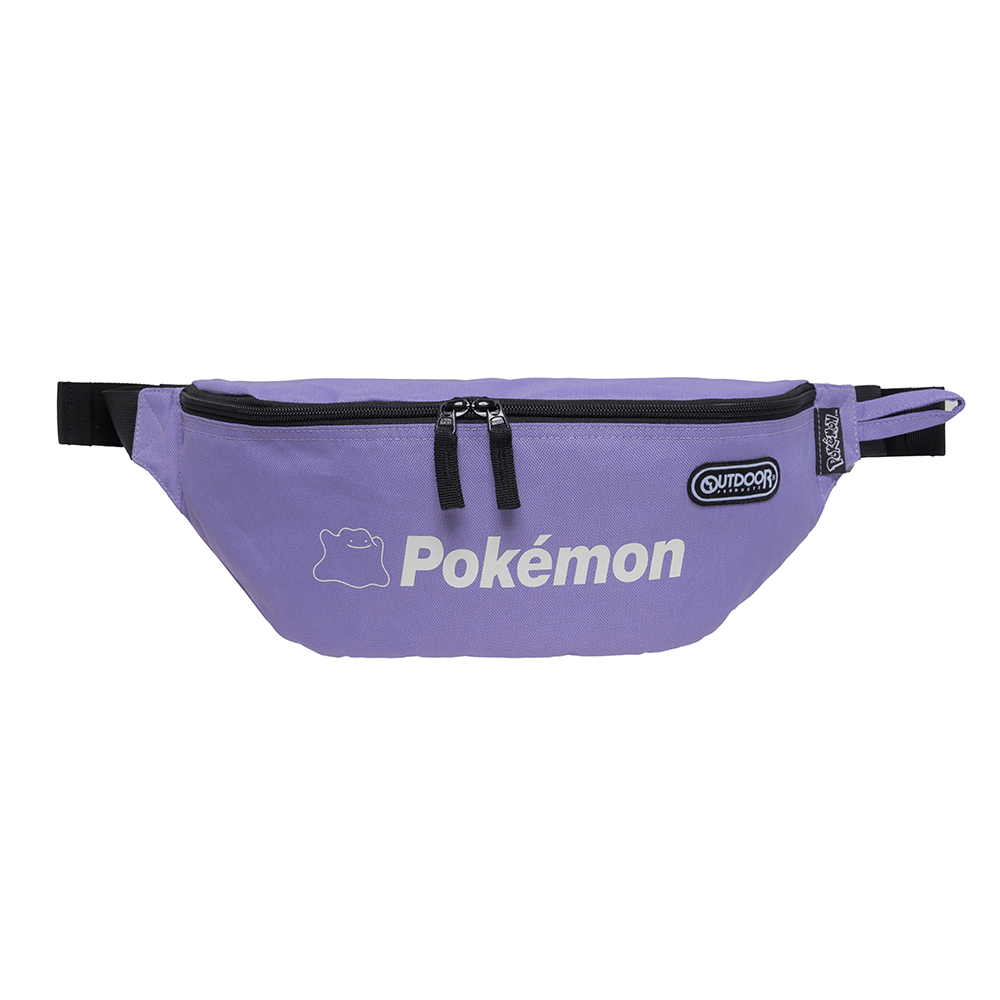 【OUTDOOR】寶可夢Pokemon-夜光百變怪腰包-紫色 ODGO23Q04PL