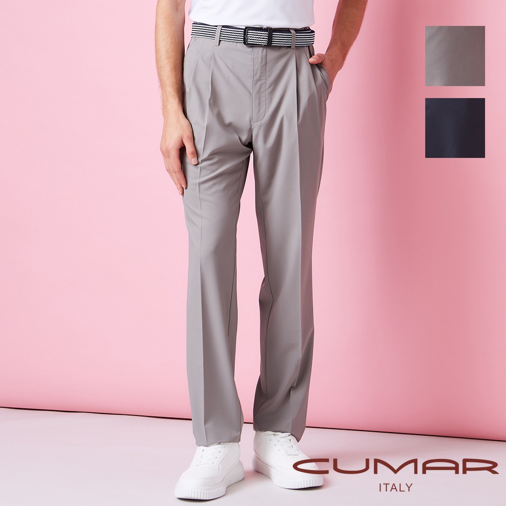 CUMAR 男裝春夏彈性打褶休閒褲 / 258117