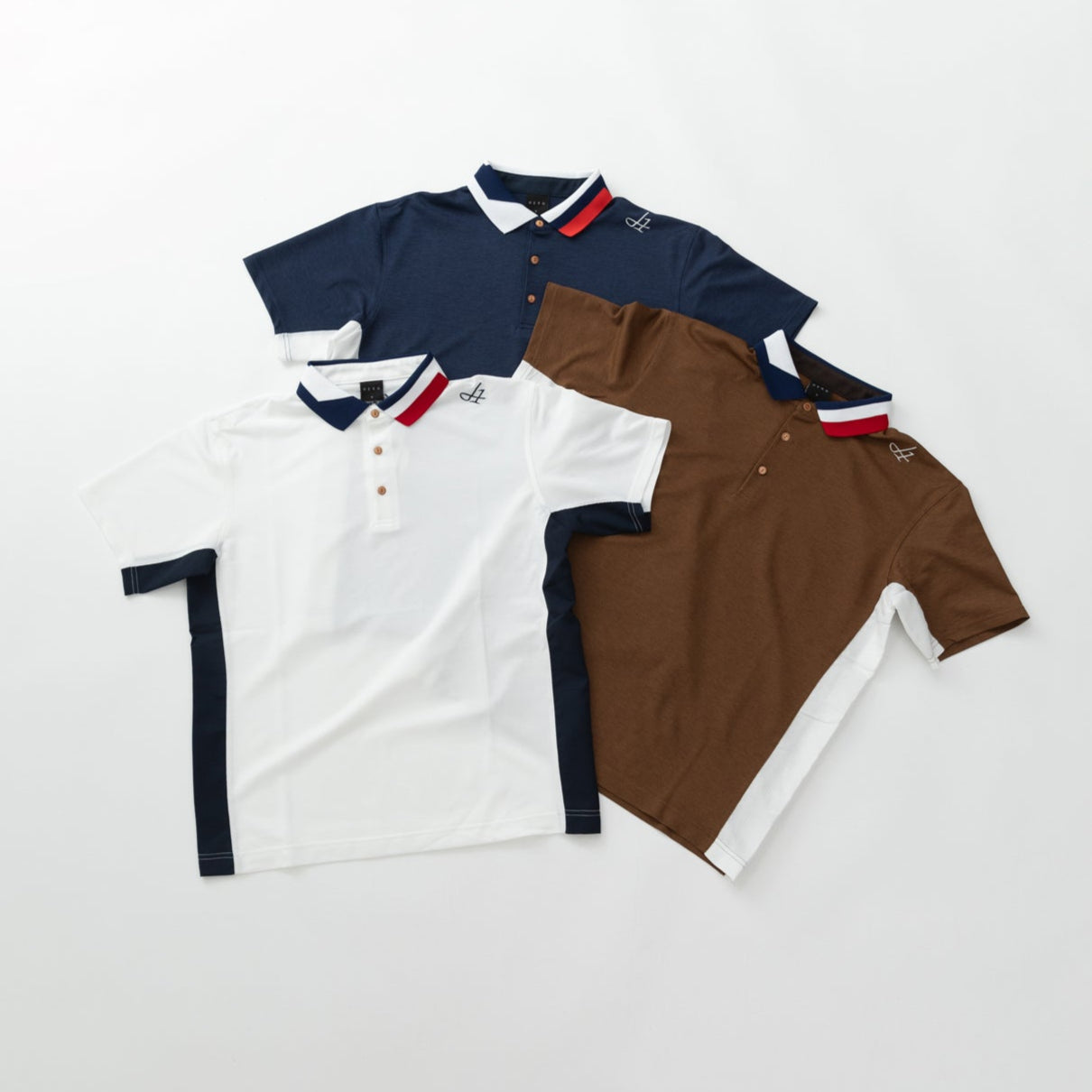 【HERG1】 MENS TRICOLOR POLO_MEN GM24PE14