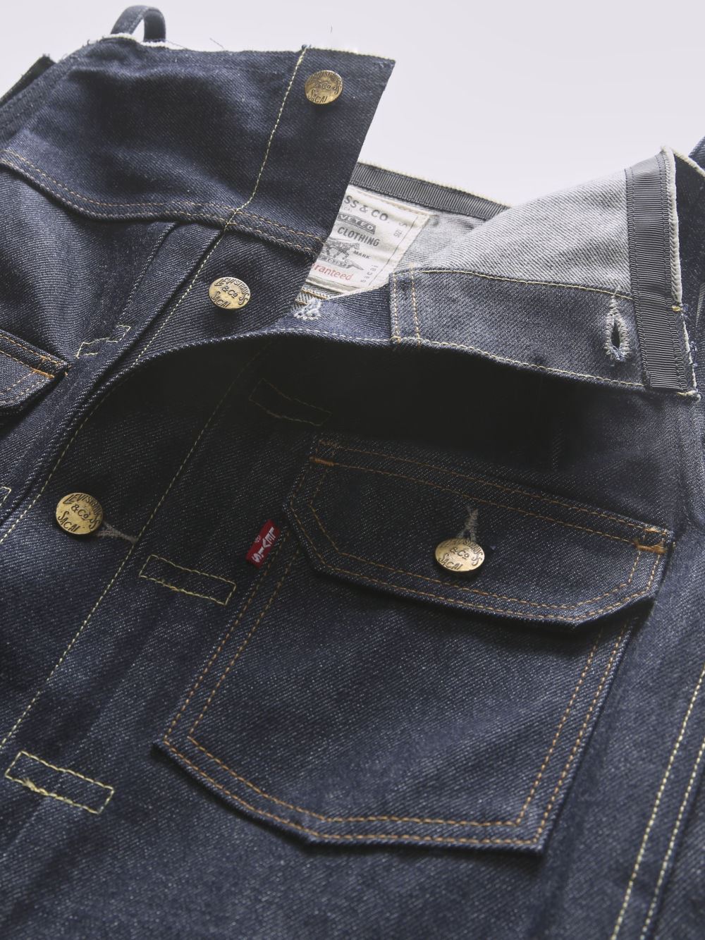 Levi’s® X Sacai  連身丹寧牛仔喇叭寬褲  人氣新品_7