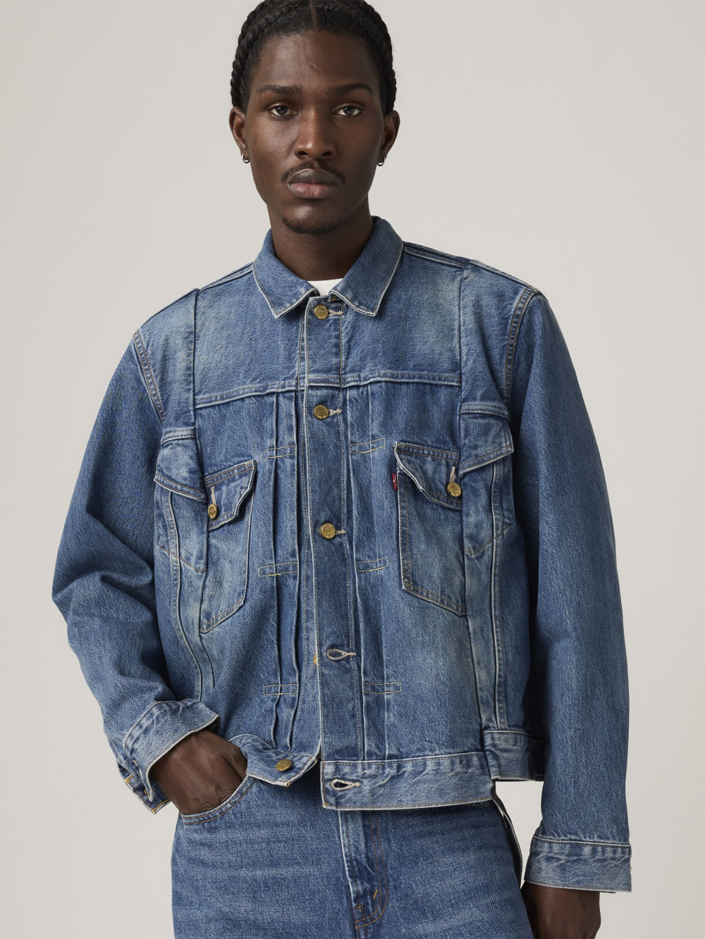 Levi’s® X Sacai  TYPE I II III 解構重組丹寧牛仔外套 人氣新品_0