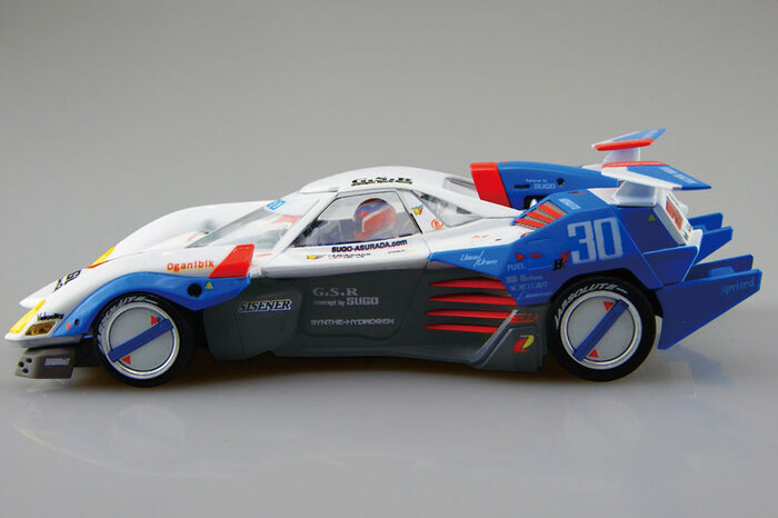 [再販] AOSHIMA 青島 1/24 閃電霹靂車 #20 菅生車隊 阿斯拉 G.S.X 組裝模型_3