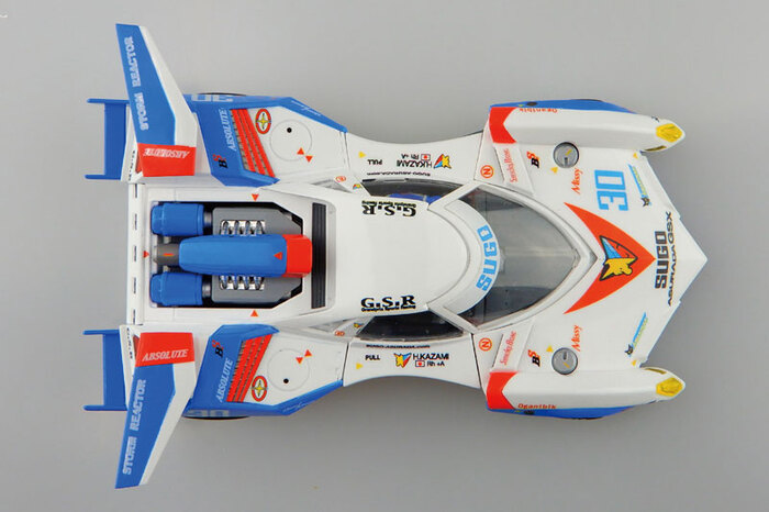 [再販] AOSHIMA 青島 1/24 閃電霹靂車 #20 菅生車隊 阿斯拉 G.S.X 組裝模型_4