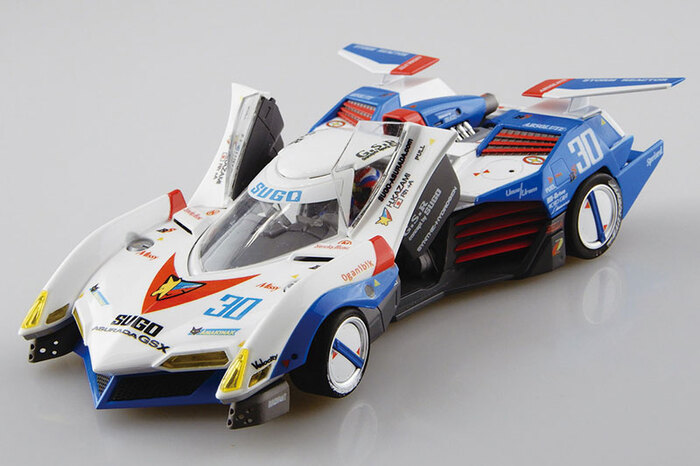 [再販] AOSHIMA 青島 1/24 閃電霹靂車 #20 菅生車隊 阿斯拉 G.S.X 組裝模型_5