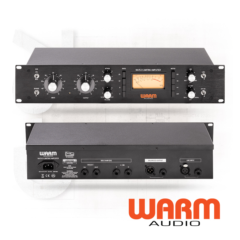 【Warm Audio】WA76-D 單聲道純淨增益離散式 FET 壓縮器 公司貨_2