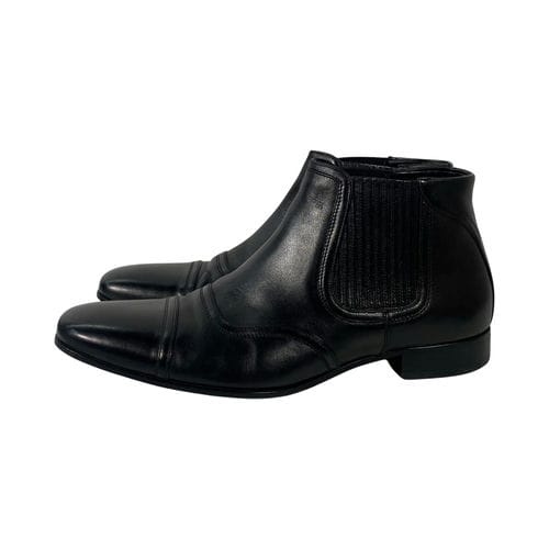 【環球板橋車站店】BALLY/側邊鬆緊靴/US8/